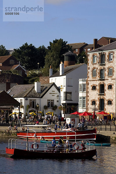 Exeter Quay in Exeter  Devon  England  Vereinigtes Königreich  Europa