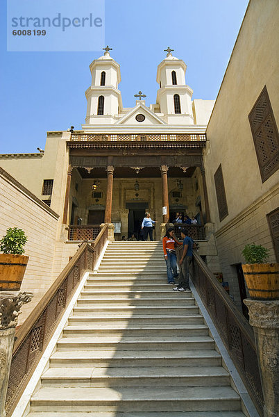 Hängende Kirche  Koptische Cairo  Kairo  Ägypten  Nordafrika  Afrika