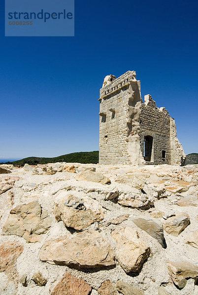 Das Schloss  Campiglia Marittima  Livorno  Toskana  Italien  Europa