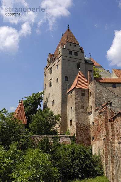 Schloss Burg Trausnitz  Landshut  Bayern  Deutschland  Europa