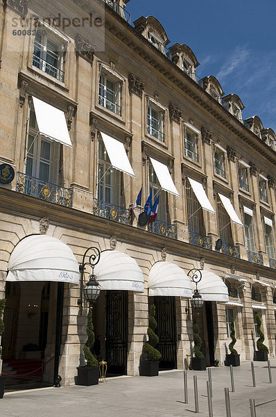 Hotel Ritz  Place Vendôme  Paris  Frankreich  Europa