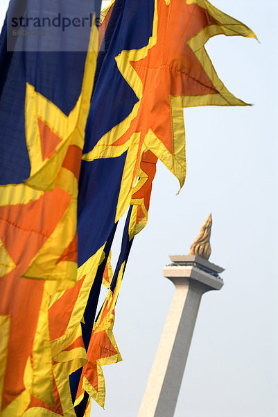 Monas-Nationaldenkmal  Jakarta  Java  Indonesien  Südostasien  Asien