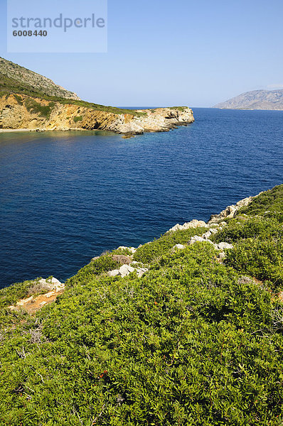 Insel von Kira Panagia  aus Alonissos  Sporades Inseln  griechische Inseln  Griechenland  Europa