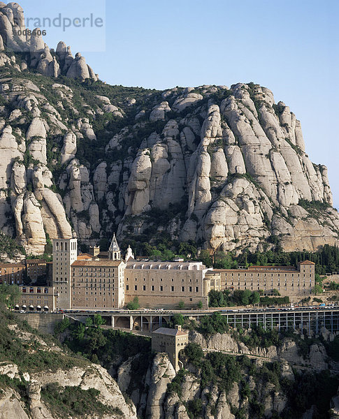 Kloster von Montserrat  Katalonien  Spanien  Europa
