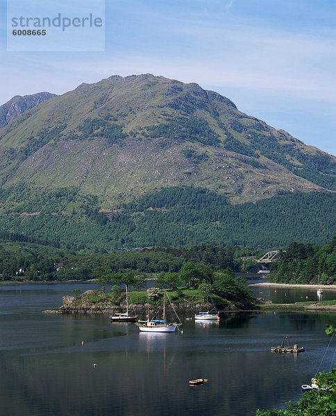 Loch Leven  Ballachulish  Hochlandregion  Schottland  Vereinigtes Königreich  Europa