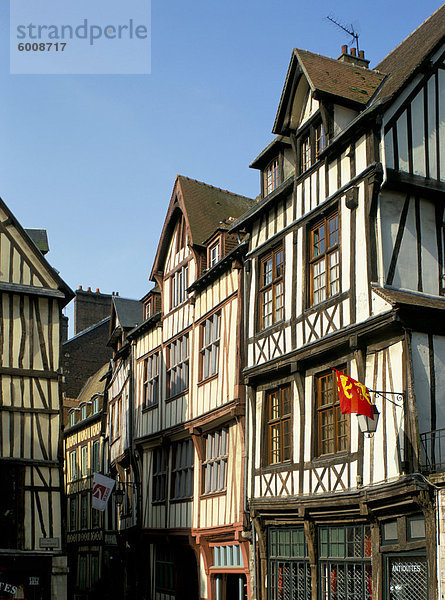Frankreich Europa Gebäude Stadt Normandie alt Rouen