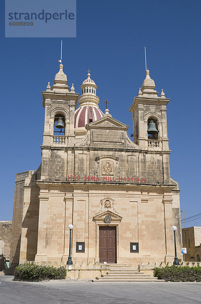 Kirche in San Lawrenz  Gozo  Malta  Europa