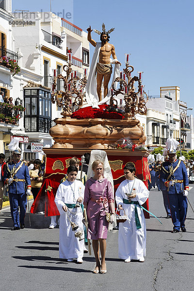 Europa Heiligkeit Andalusien Ende Prozession Spanien Woche
