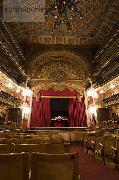 Theater Teatro Juarez berühmt für seine architektonischen Mischungen in Guanajuato  ein UNESCO Weltkulturerbe  Guanajuato  Bundesstaat Guanajuato  Mexiko  Nordamerika