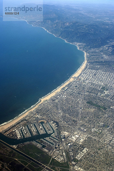 Vereinigte Staaten von Amerika USA Jachthafen Nordamerika Ansicht Luftbild Fernsehantenne unterhalb Kalifornien
