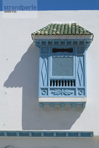 Fenster Detail  La Marsa Resort  in der Nähe von Tunis  Tunesien  Nordafrika  Afrika