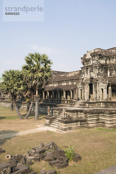 Angkor Wat Tempel  12. Jahrhundert  Khmer  Angkor  UNESCO Weltkulturerbe  Siem Reap  Kambodscha  Indochina  Südostasien  Asien