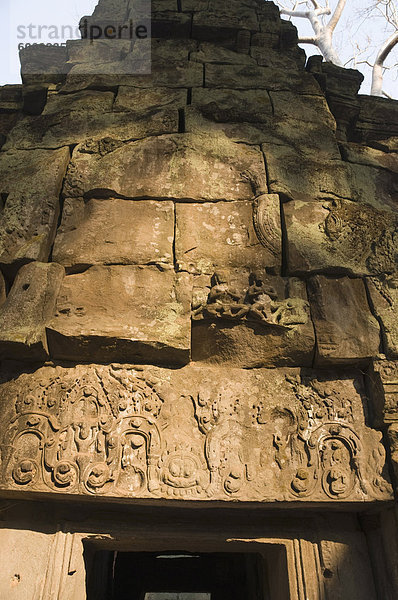 Taprohm Kei Tempel  Angkor Thom  Angkor  UNESCO Weltkulturerbe  Siem Reap  Kambodscha  Indochina  Südostasien  Asien