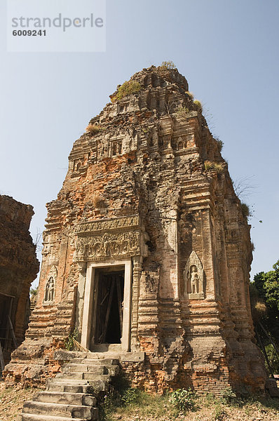 Lolei Tempel  AD893  Roluos Gruppe  in der Nähe von Angkor  UNESCO Weltkulturerbe  Siem Reap  Kambodscha  Indochina  Südostasien  Asien