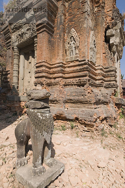 Lolei Tempel  AD893  Roluos Gruppe  in der Nähe von Angkor  UNESCO Weltkulturerbe  Siem Reap  Kambodscha  Indochina  Südostasien  Asien