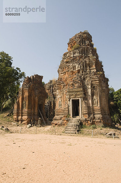 Lolei Tempel  AD893  Roluos Gruppe  in der Nähe von Angkor  UNESCO Weltkulturerbe  Siem Reap  Kambodscha  Indochina  Südostasien  Asien