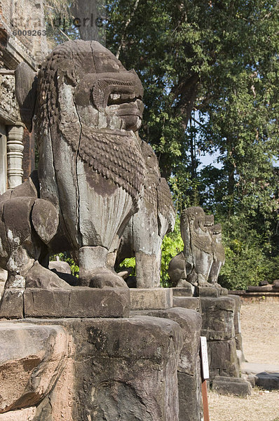 Preah Ko Tempel  AD879  Roluos Gruppe  in der Nähe von Angkor  UNESCO Weltkulturerbe  Siem Reap  Kambodscha  Indochina  Südostasien  Asien