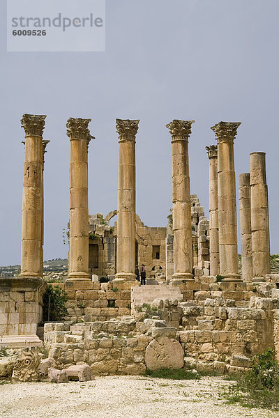 Artemis-Tempel  Jerash  Jordan  Naher Osten