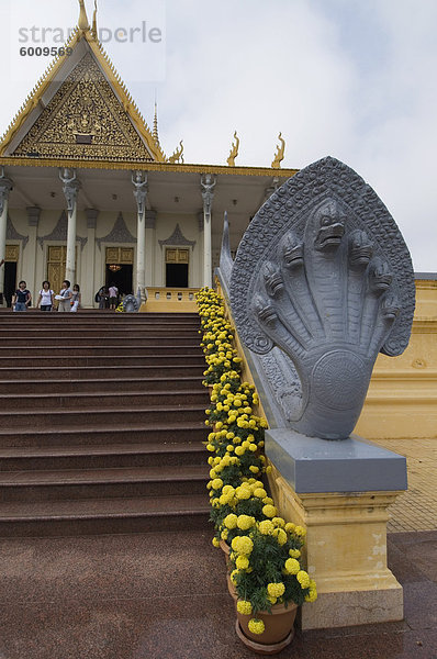 Der Royal-Thronsaal  der Königspalast  Phnom Penh  Kambodscha  Indochina  Südostasien  Asien