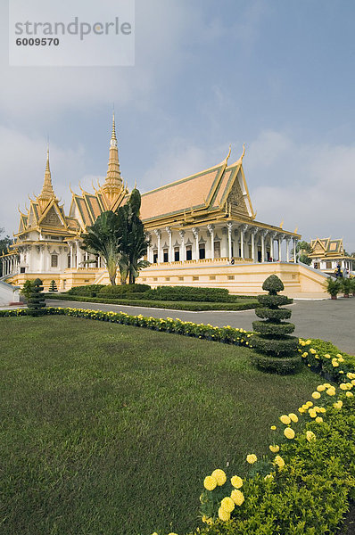 Der Royal-Thronsaal  der Königspalast  Phnom Penh  Kambodscha  Indochina  Südostasien  Asien