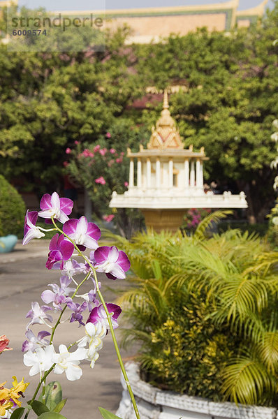 Der königliche Palast  Phnom Penh  Kambodscha  Indochina  Südostasien  Asien