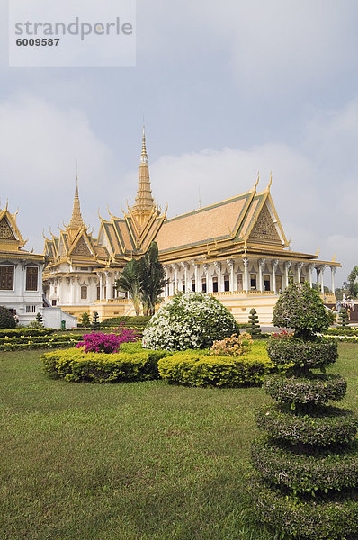 Der Royal-Thronsaal  der Königspalast  Phnom Penh  Kambodscha  Indochina  Südostasien  Asien