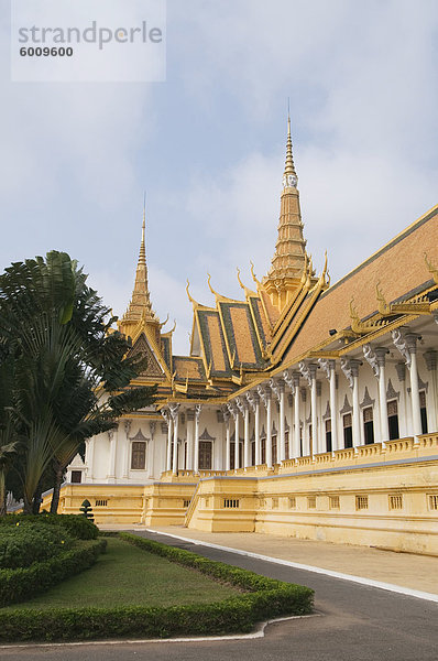 Der Royal-Thronsaal  der Königspalast  Phnom Penh  Kambodscha  Indochina  Südostasien  Asien