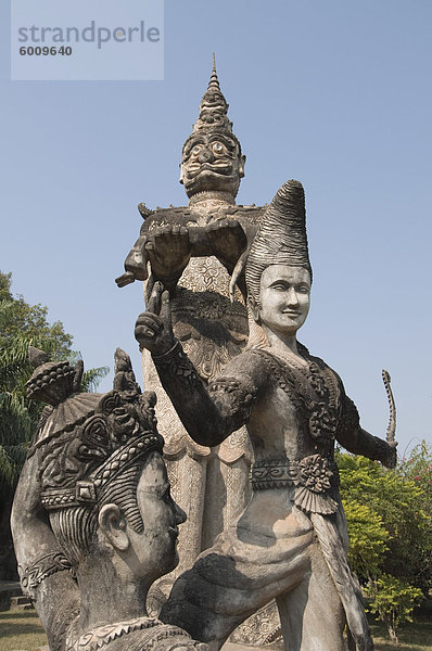 Buddha Park  Xieng Khuan  Vientiane  Laos  Indochina  Südostasien  Asien