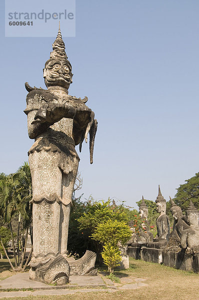 Buddha Park  Xieng Khuan  Vientiane  Laos  Indochina  Südostasien  Asien