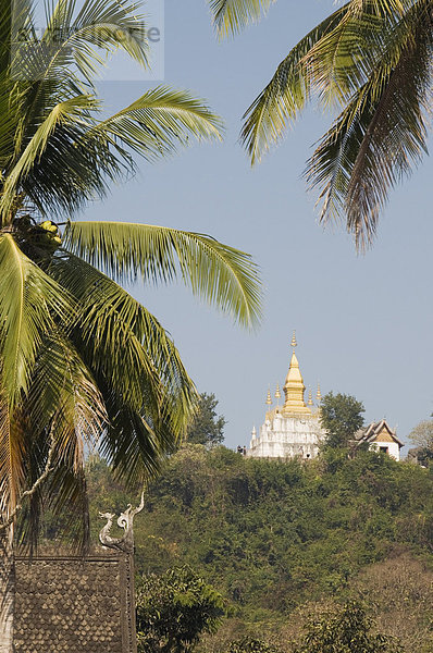 Phu Si Stupa  Luang Prabang  Laos  Indochina  Südostasien  Asien