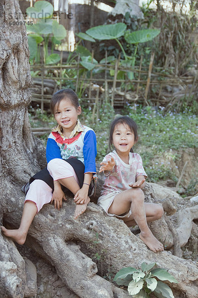 Dorf Zimmer Südostasien Vietnam Asien Laos