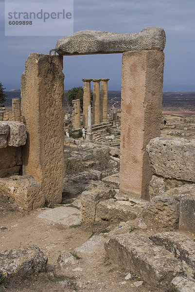 Heiligtum des Apollo  der Tempel des Apollon  der griechischen und römischen Website von Kyrene  UNESCO World Heritage Site  Libyen  Nordafrika  Afrika