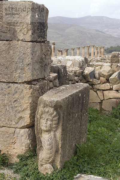 Detail vom Marktstand  Djemila  UNESCO Weltkulturerbe  Algerien  Nordafrika  Afrika