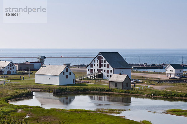 Banc-de-Peche-de-Paspebiac historischen Standort  Paspebiac  Quebec  Kanada  Nordamerika