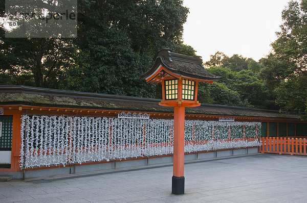 Laterne auf Usa Jingu  Usa  Oita  Japan  Asien