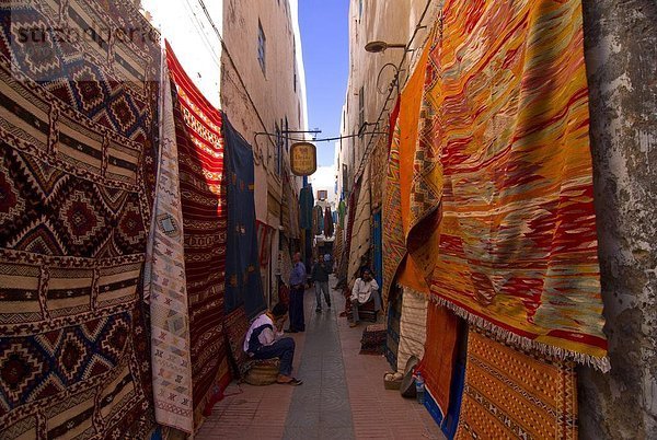 Basar in der Küstenstadt Stadt von Essaouira  UNESCO World Heritage Site  Marokko  Nordafrika  Afrika