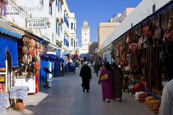 Basar in der Küstenstadt Stadt von Essaouira  UNESCO World Heritage Site  Marokko  Nordafrika  Afrika