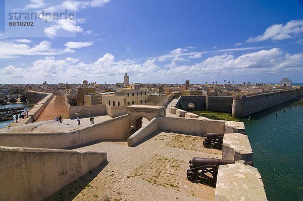 Die Portugiesen befestigte Stadt Mazagan jetzt genannt El Jadida  UNESCO Weltkulturerbe  Marokko  Nordafrika  Afrika