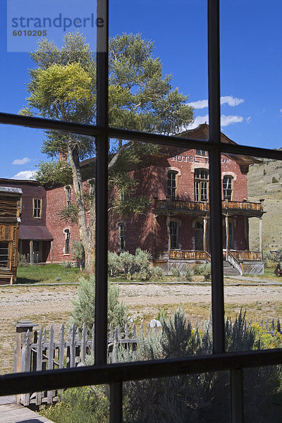 Hotel Meade  Bannack State Park Geisterstadt  Dillon  Montana  Vereinigte Staaten von Amerika  Nordamerika