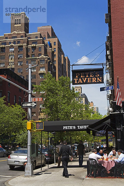 Petes Tavern in Irving Place  Gramercy Park District  Midtown Manhattan  New York City  New York  Vereinigte Staaten  Nordamerika
