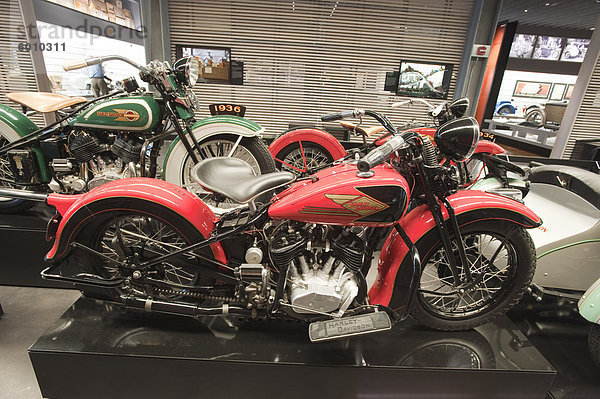 Harley Davidson Museum  Milwaukee  Wisconsin  Vereinigte Staaten von Amerika  Nordamerika