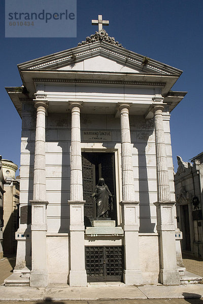 Friedhof in Recoleta  Buenos Aires  Argentinien  Südamerika