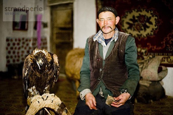 Interior  zu Hause  Jagd  Asien  Zentralasien  Adler  Mongolei