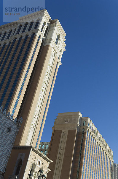 Das Venetian-Hotel auf dem Strip (Las Vegas Boulevard)  Las Vegas  Nevada  Vereinigte Staaten von Amerika  Nordamerika