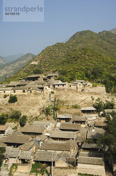 Cuandixia Dorf  nahe der Stadt Peking  China  Asien