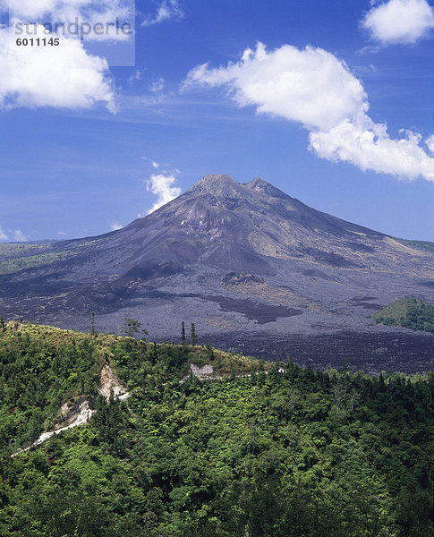 Vulkanische Mount Batur  Bali  Indonesien  Südostasien  Asien