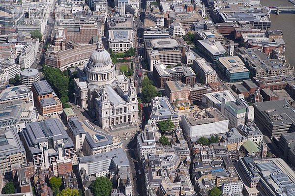 St. Pauls Cathedral  London City  London  England  Vereinigtes Königreich  Europa