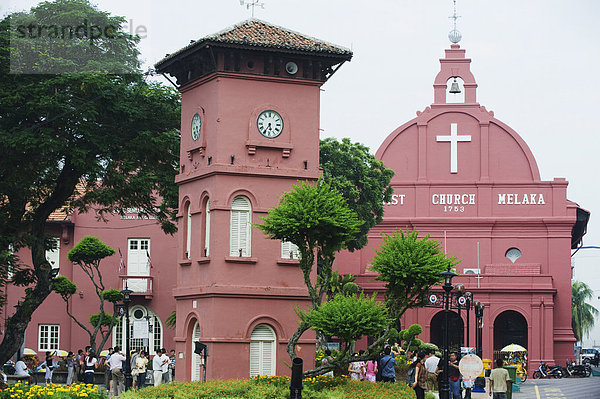 Christus-Kirche  Altstädter Ring  Melaka (Malacca)  Zustand von Melaka  Malaysia  Südostasien  Asien