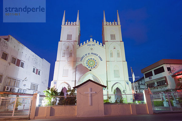 Kirche von St. Francis Xavier  Melaka (Malacca)  Zustand von Melaka  Malaysia  Südostasien  Asien