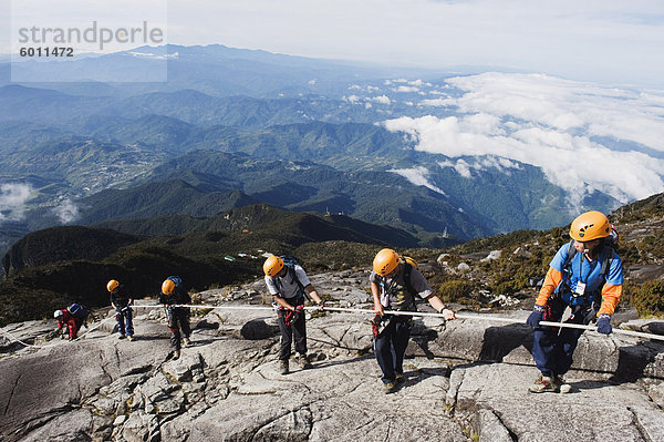 Via Ferrata Kinabalu National Park  Malaysias höchster Berg 4095m  Sabah  Borneo  Malaysia  Südostasien  Asien